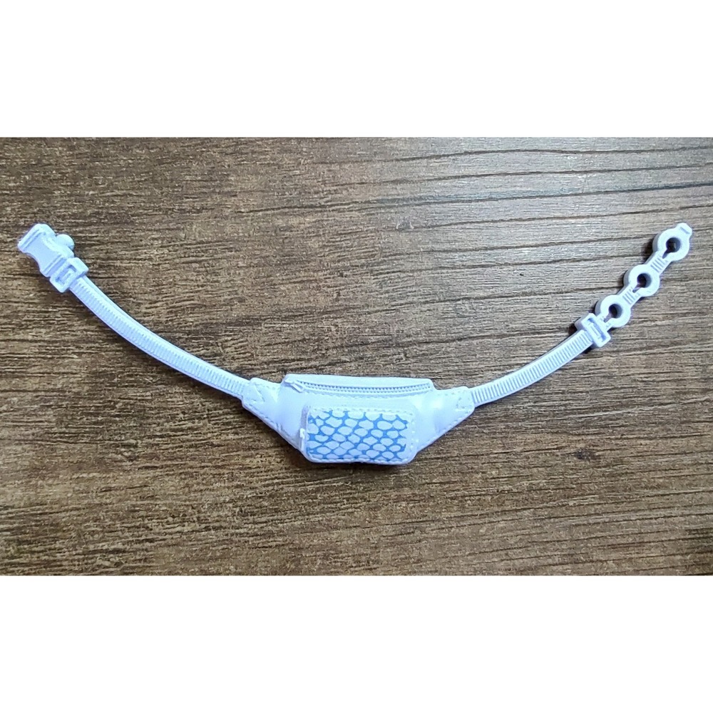 Fashion Doll Fanny Pack Accessory Light Blue Criss Cross Pattern Z26